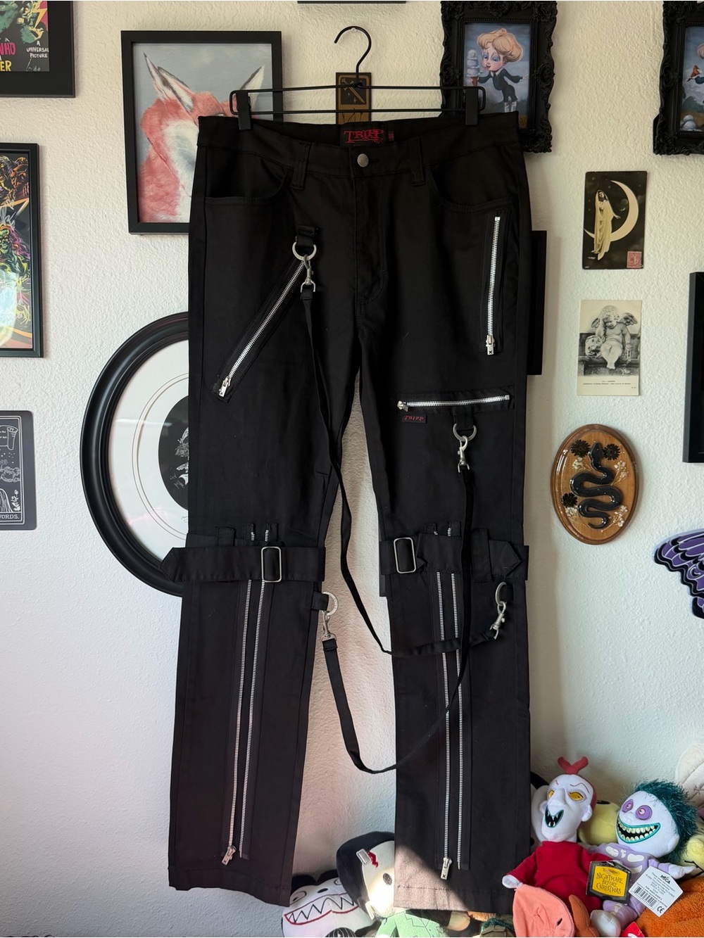 vintage deadstock tripp nyc bondage pants